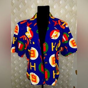 Mode Sara of California colorful jacket blazer - Size: Large